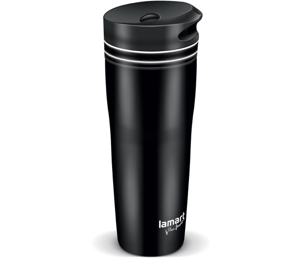 LAMART Kubek termiczny MANQ LT4049 (Czarny/Biały) - 1283536 - zdjęcie 4